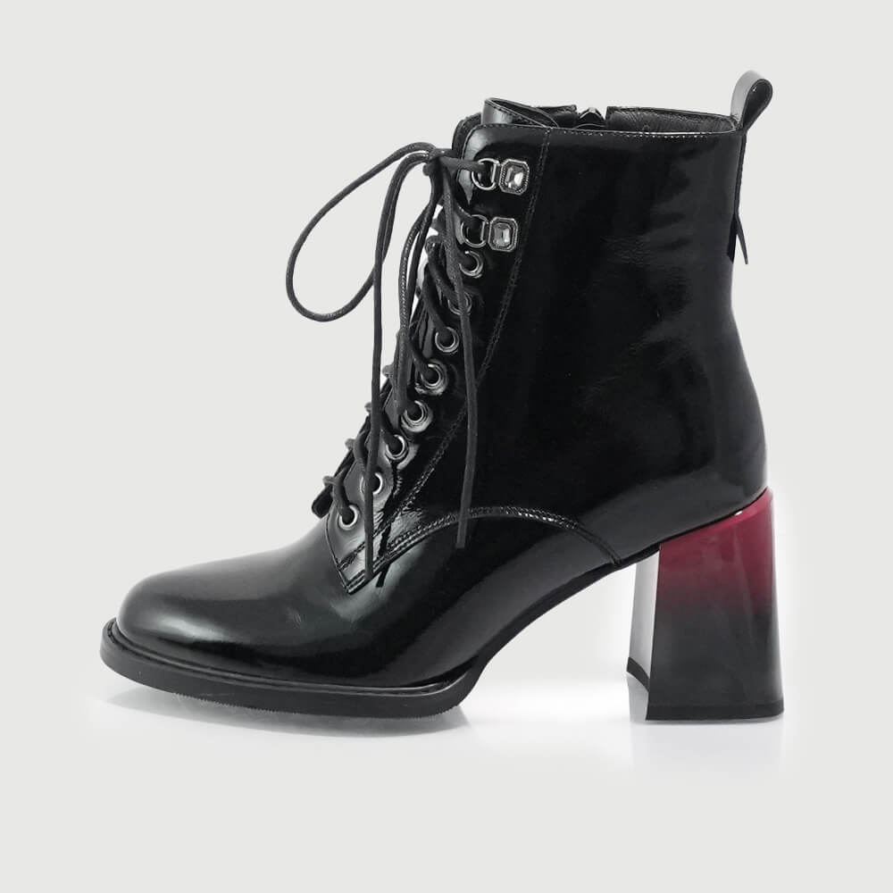 BOTINE ELEGANTE CU TOC DEGRADE