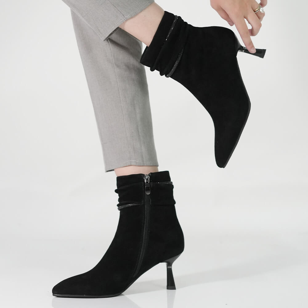 BOTINE ELEGANTE FIORE FINO