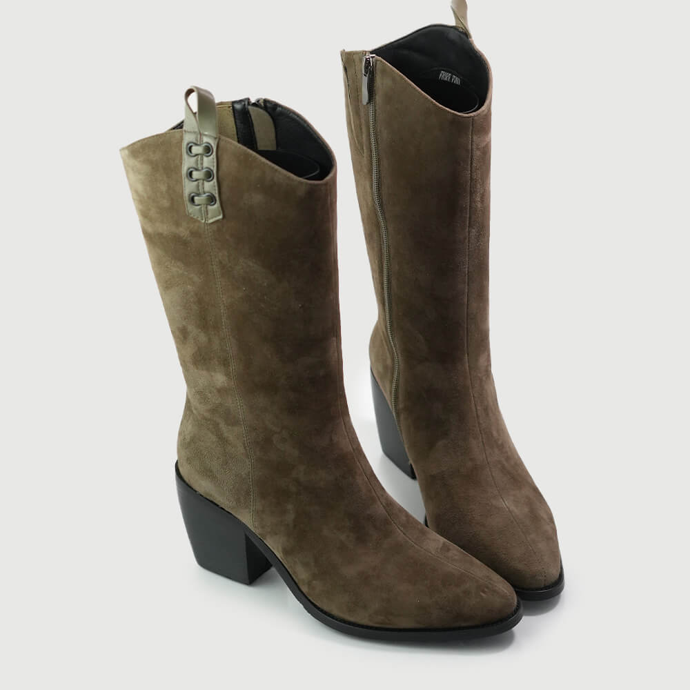 CIZME WESTERN FIORE FINO