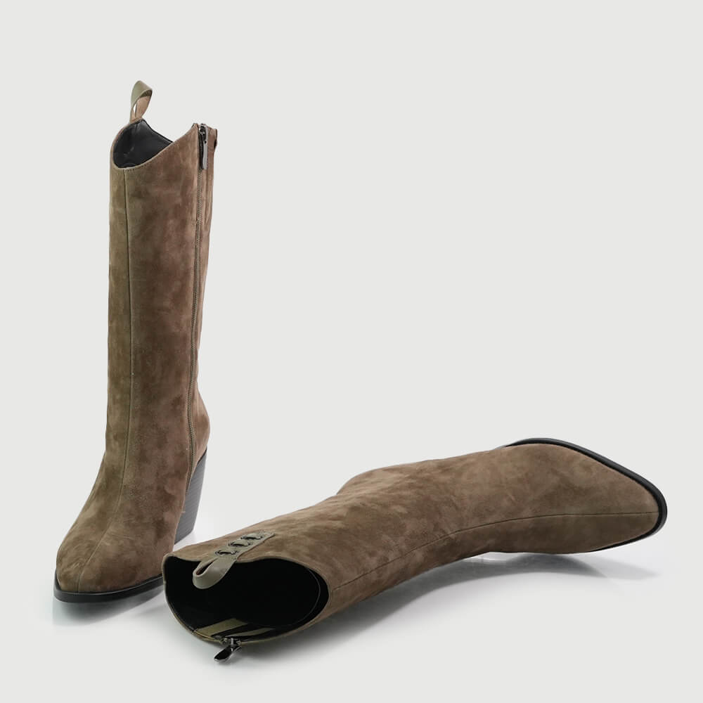 CIZME WESTERN FIORE FINO