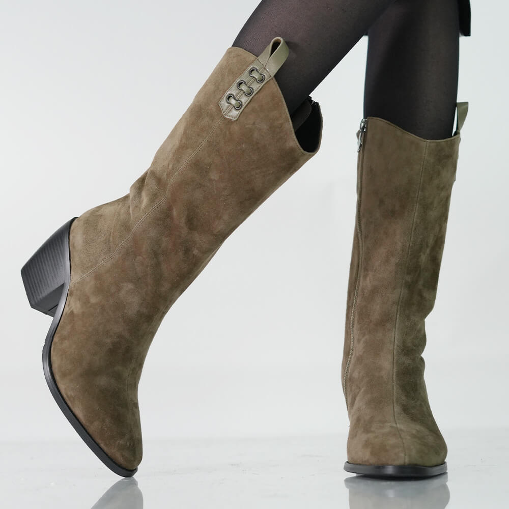 CIZME WESTERN FIORE FINO