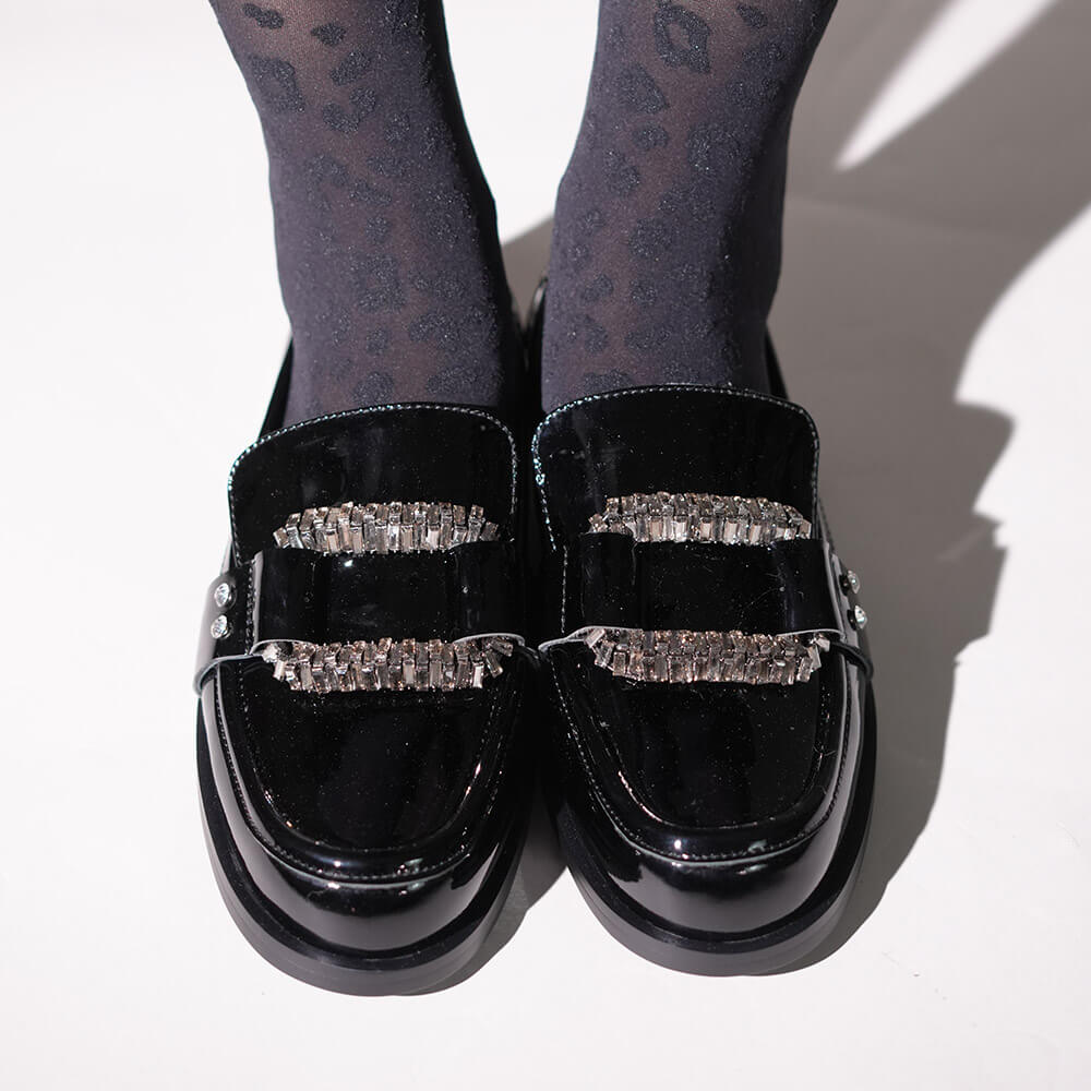 Loafers Scado Accesorizati cu pietre