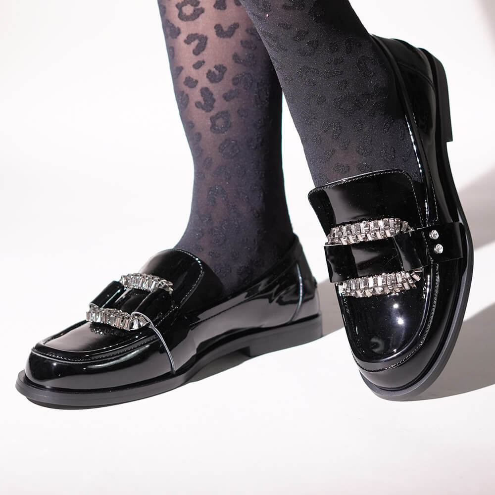 Loafers Scado Accesorizati cu pietre