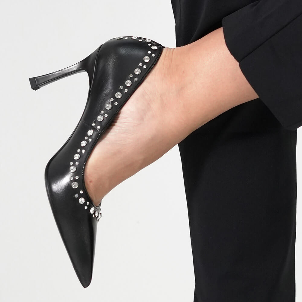 Pantofi de seara cu pietre