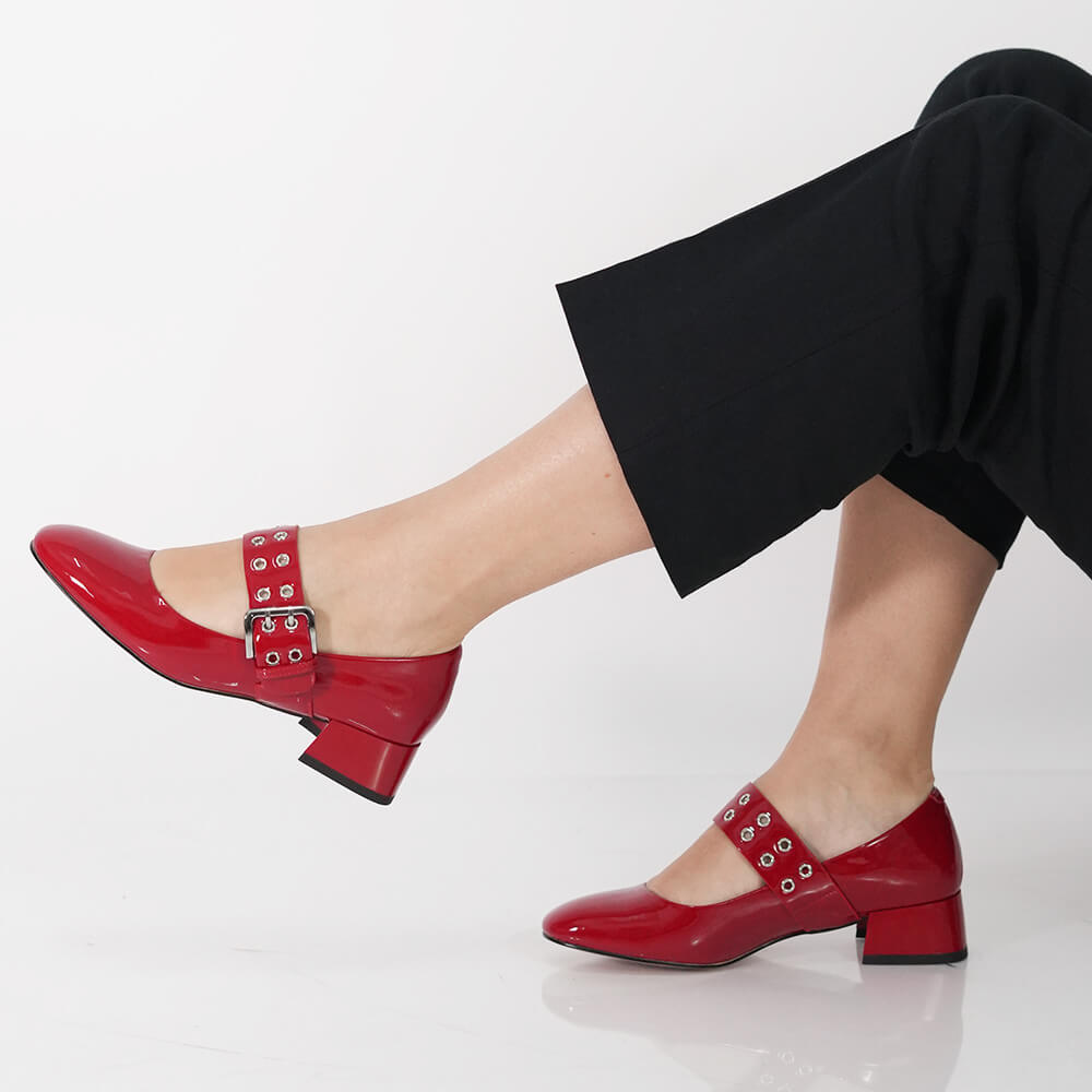 PANTOFI MARY JANE SCADO