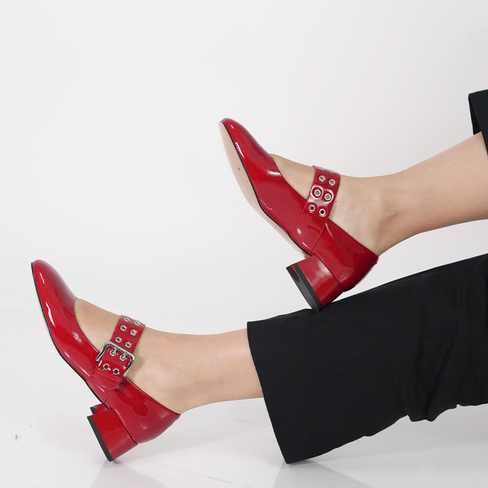 PANTOFI MARY JANE SCADO