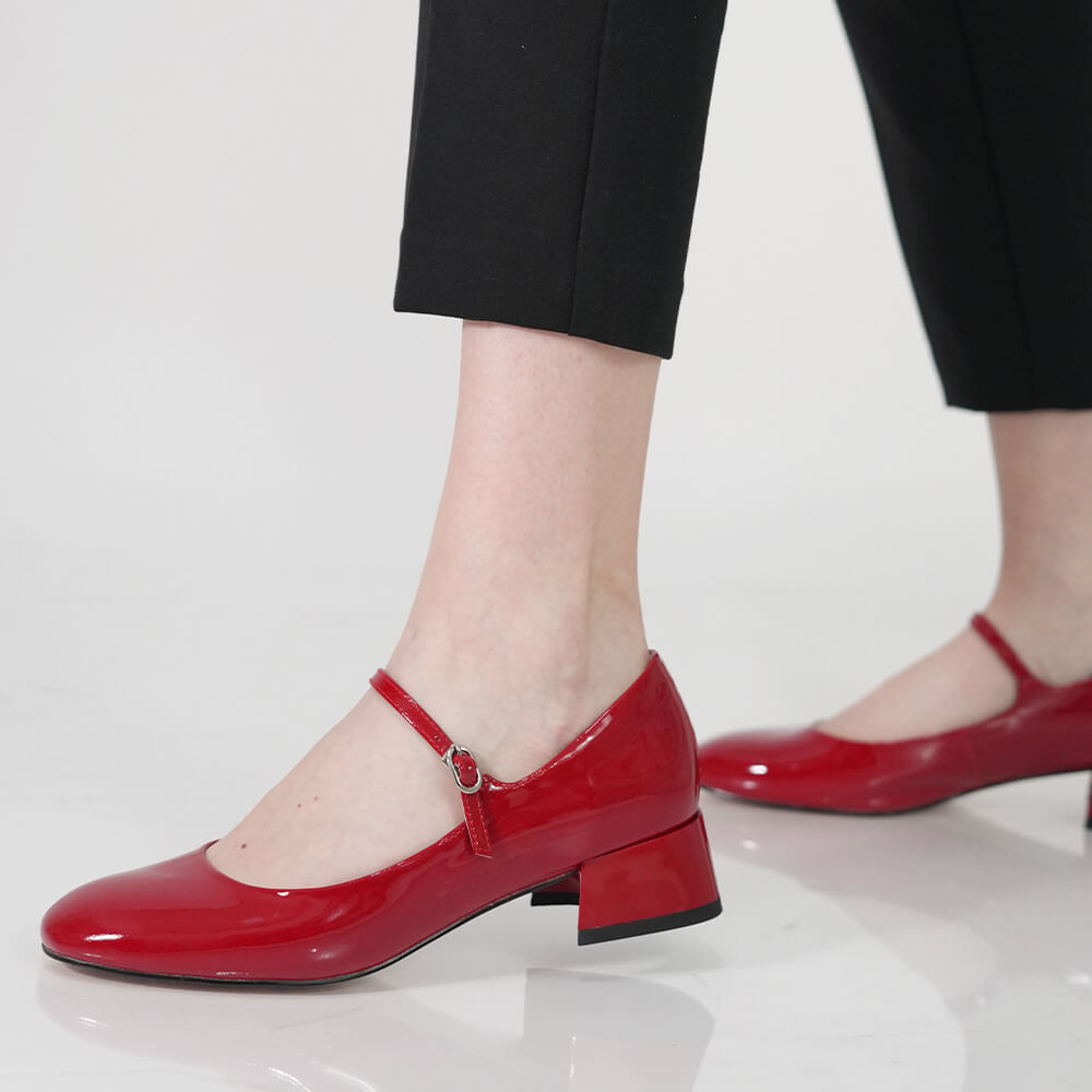 PANTOFI MARY JANE SCADO